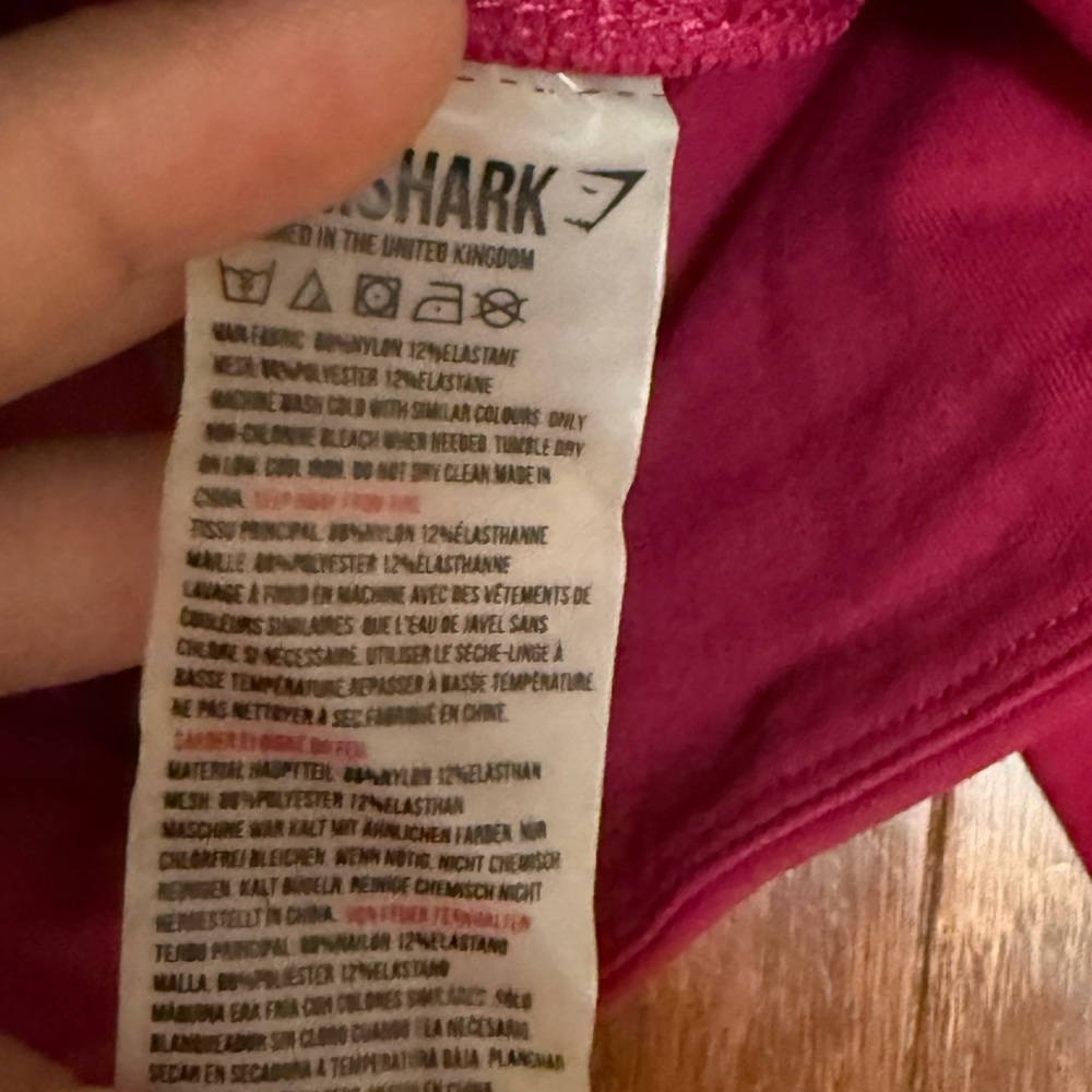 Gymshark x Nikki Blackketter‎ S1 Dynamic Leggings Beetroot XS - Picture 3 of 6
